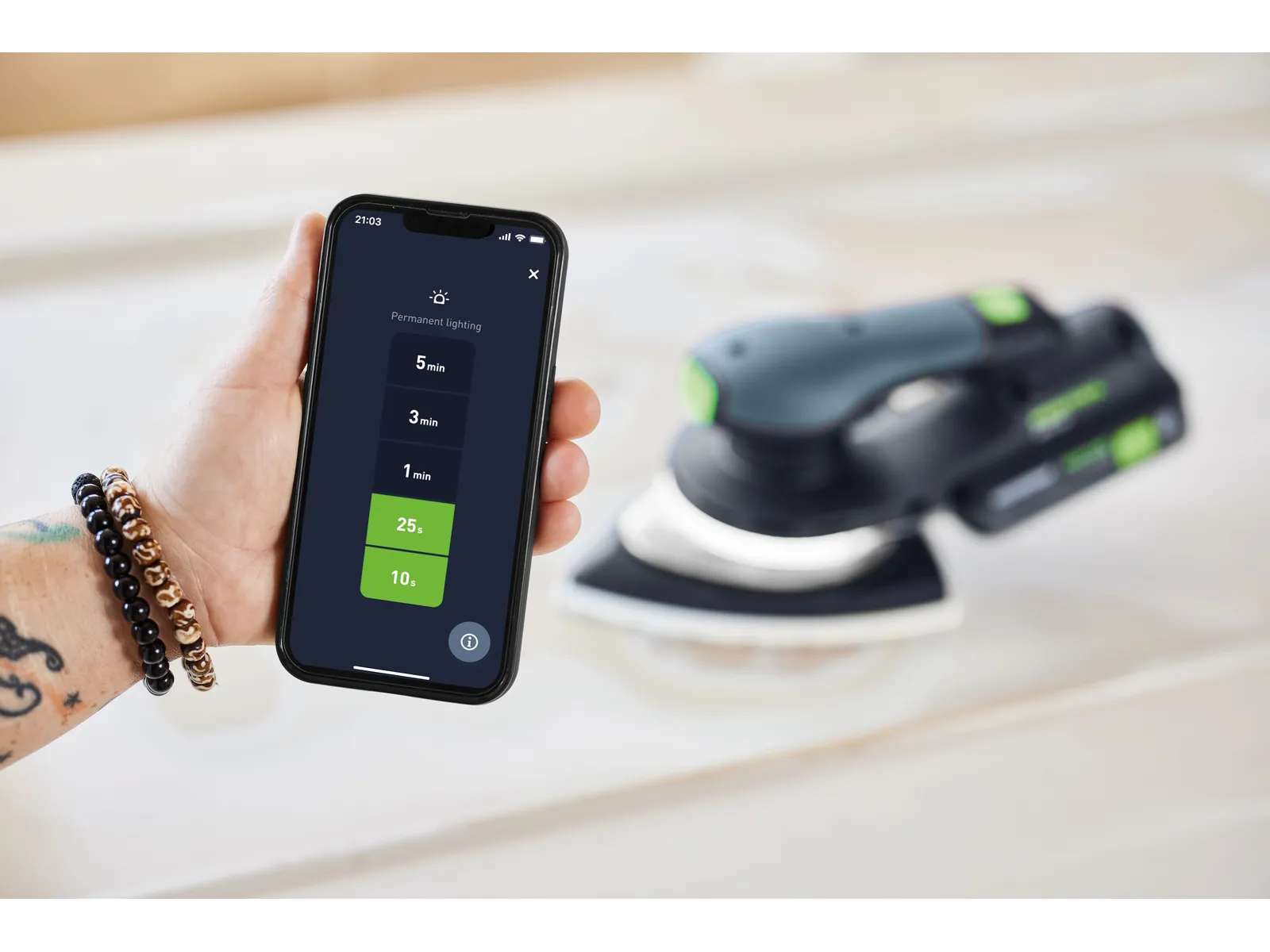 Аккумуляторная дельташлифовальная машина Festool DTSC 200-Basic, арт. 577713 - Image 11