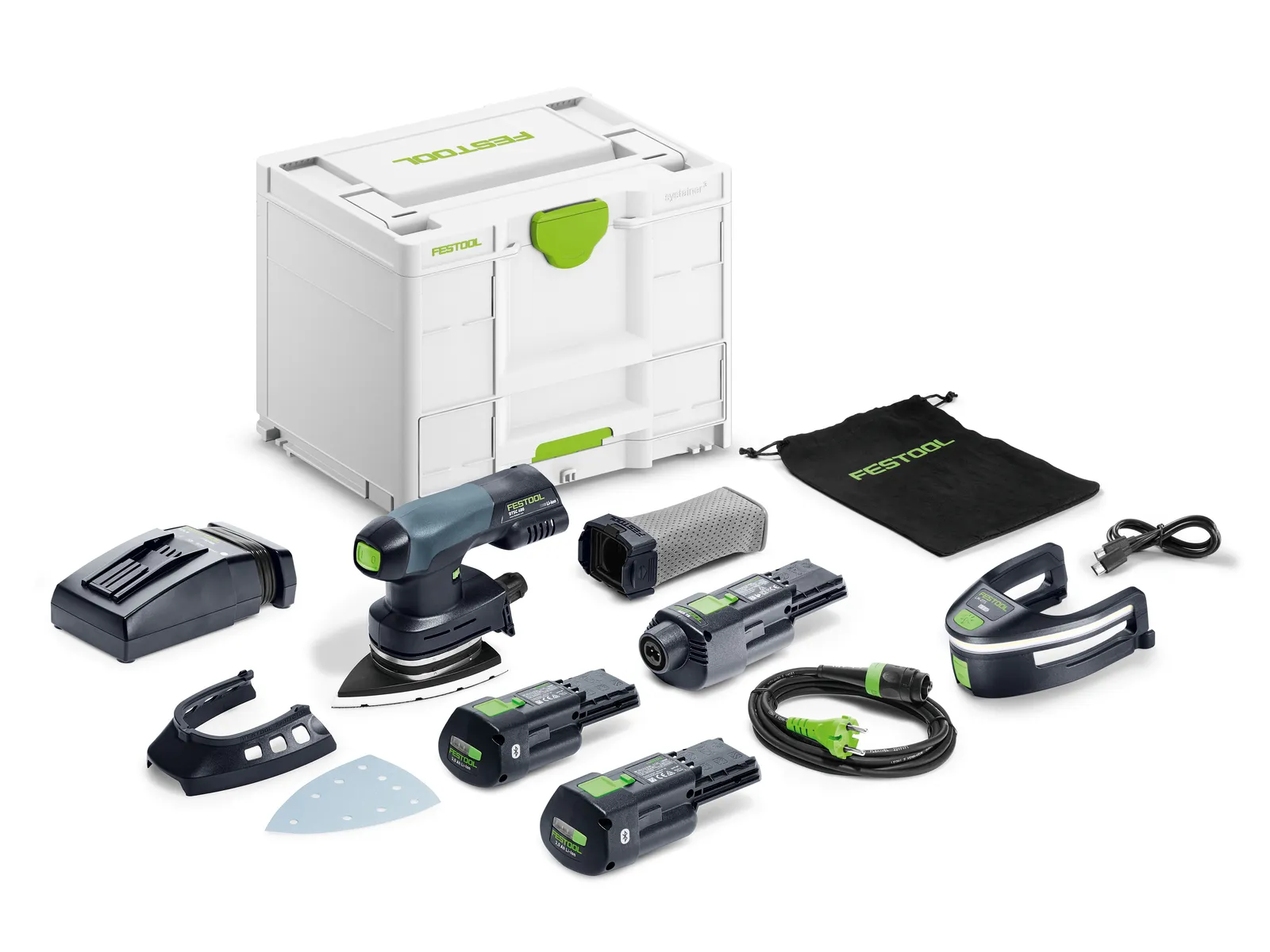 Аккумуляторная дельтавидная шлифовальная машина Festool DTSC 400 3,0 I-Set, арт. 578851