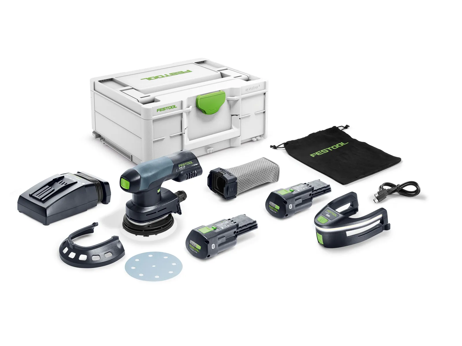 Аккумуляторная эксцентриковая шлифовальная машина Festool ETSC 125 3,0 I-Plus, арт. 578854