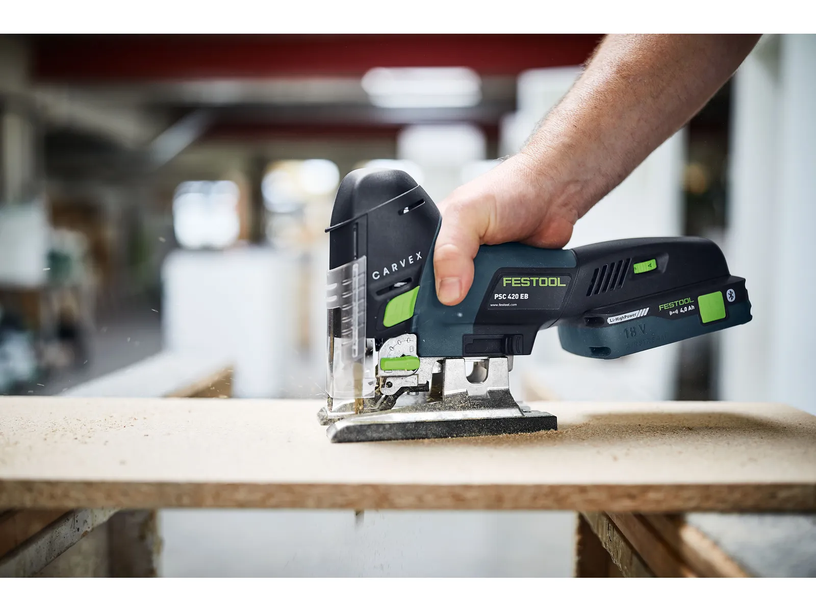 Аккумуляторный маятниковый лобзик Festool PSC 420 EB-Basic CARVEX, арт. 576521 - Image 4