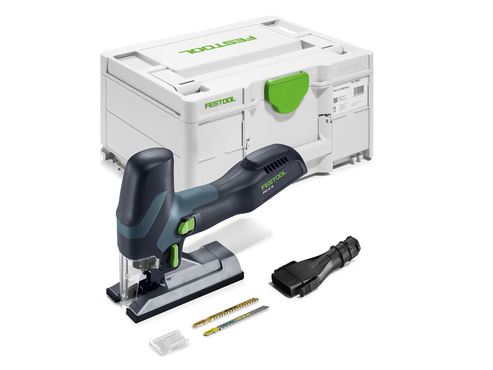 Аккумуляторный маятниковый лобзик Festool PSC-E 18 EB-Basic, арт. 578521