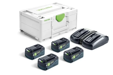 Энергетический набор Festool SYS 18V 4xHP5,0/TCL6DUO, арт. 578681