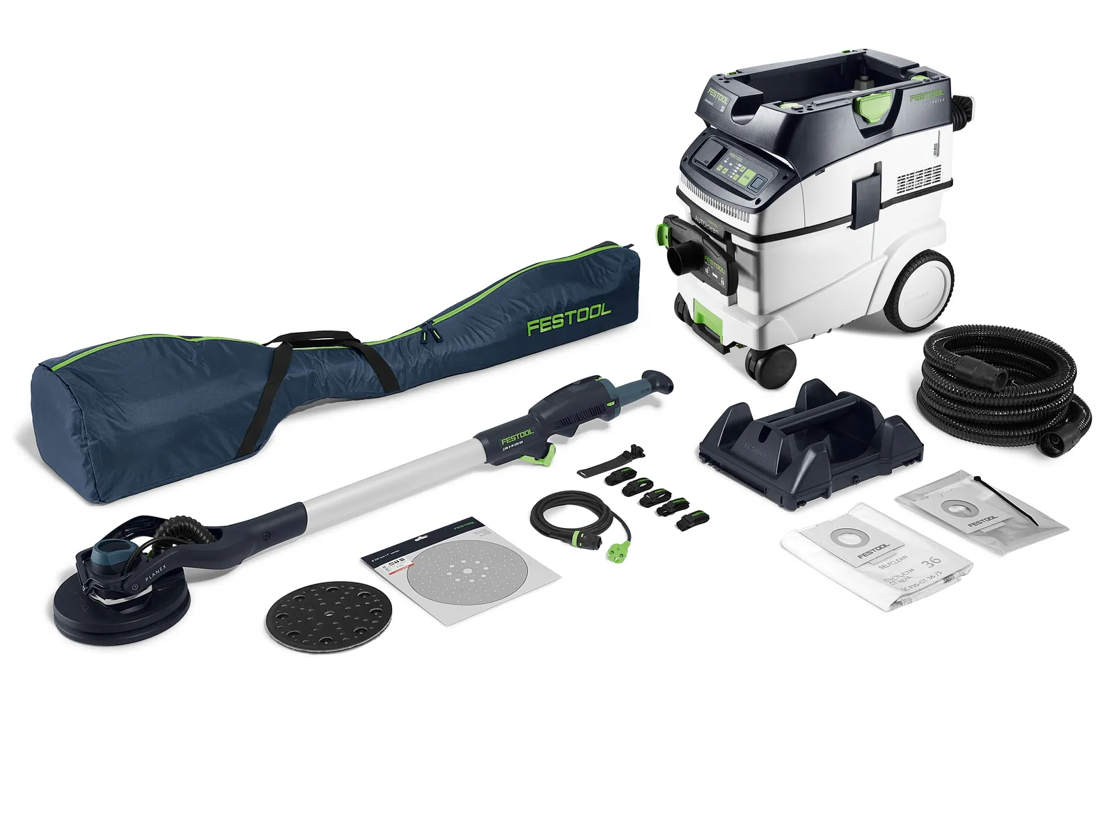 Шлифовальная машинка Festool PLANEX LHS 2-M 225 EQ/CTM 36-Set, арт. 578453