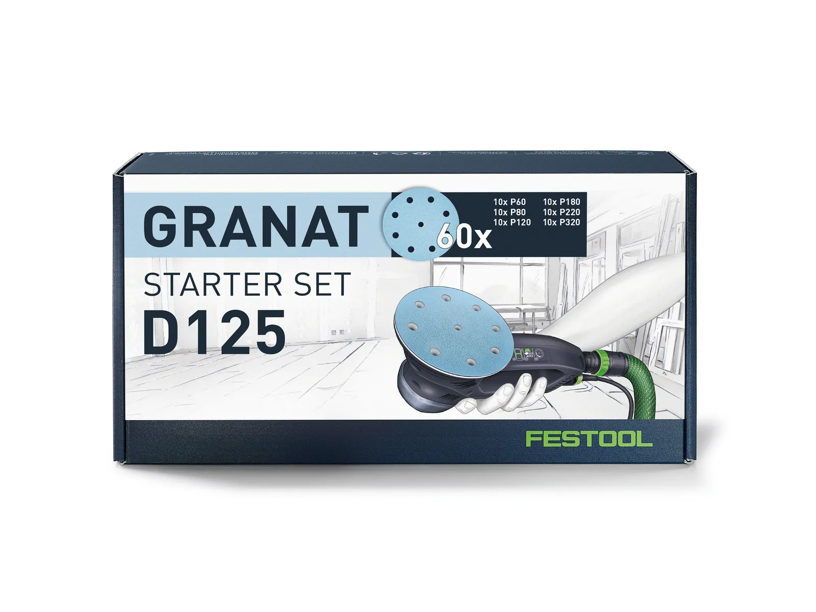Абразив Festool D125 GR-Set Granat, арт. 578668 - Image 2