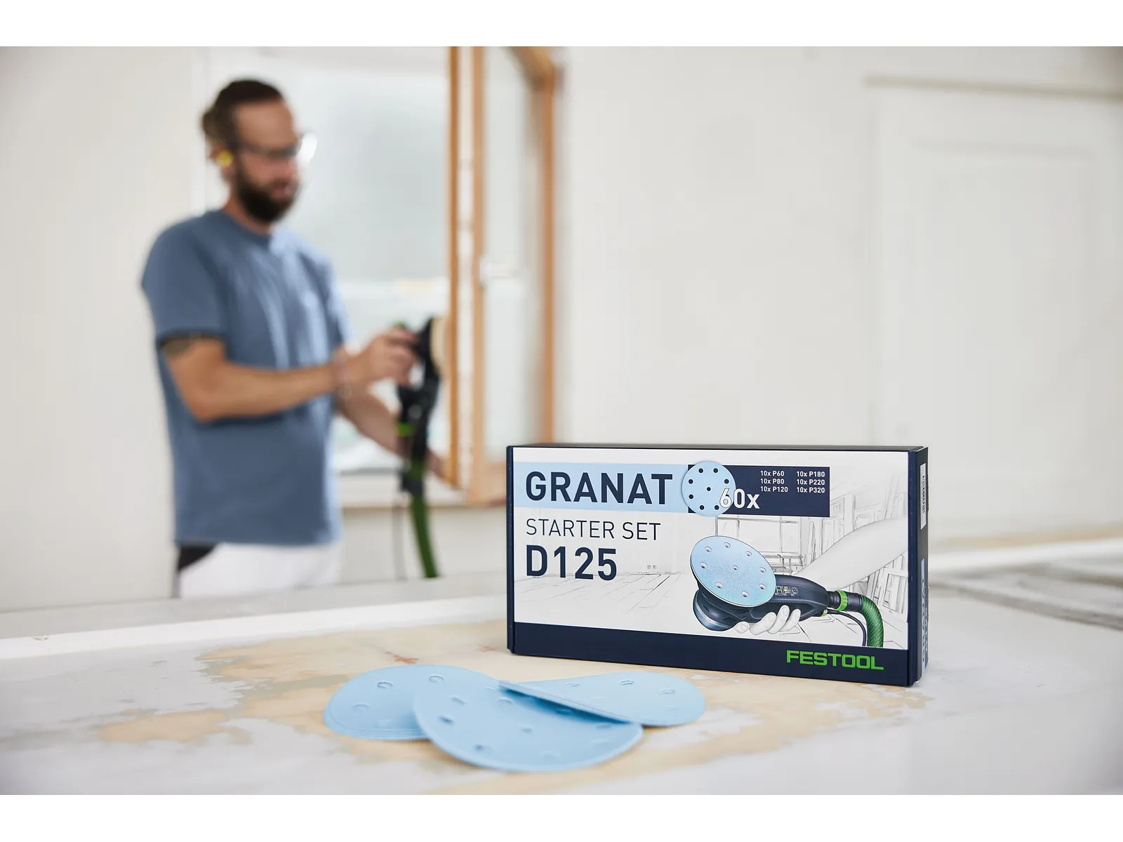 Абразив Festool D125 GR-Set Granat, арт. 578668 - Image 3
