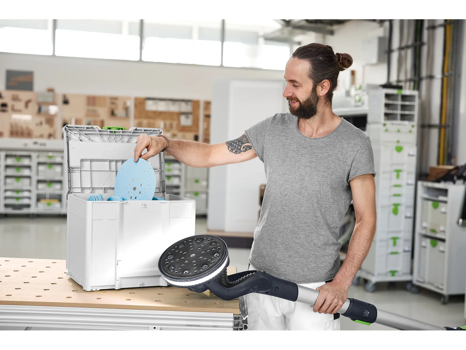 Абразив-Систейнер³ D225 GR SYS Granat Festool, арт. 578281 - Image 5