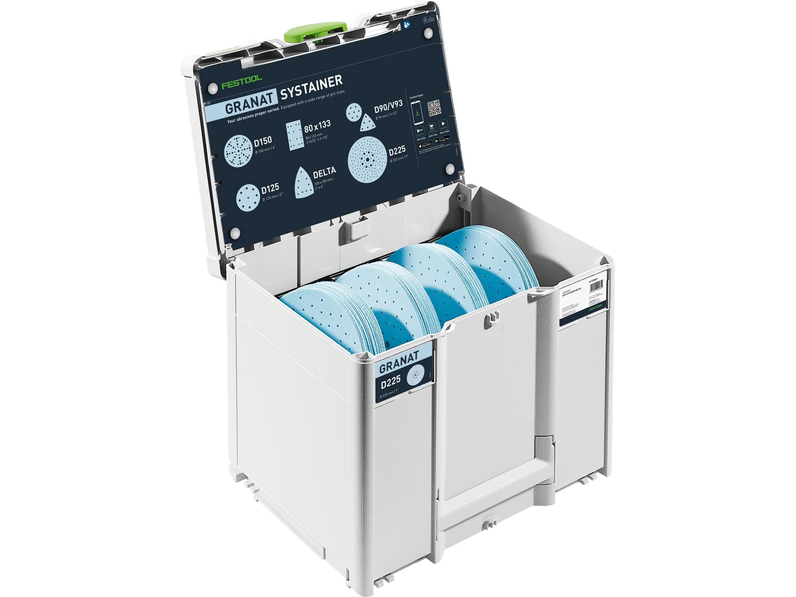 Абразив-Систейнер³ D225 GR SYS Granat Festool, арт. 578281