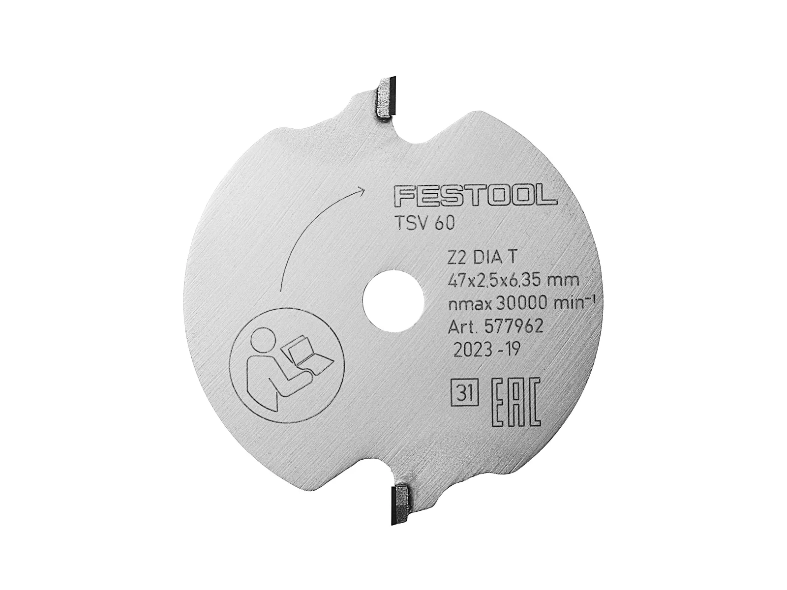 Подрезной диск Festool DIA 47x2,5x6,35 T2 WOOD FINE CUT SPECIAL, арт. 577962 - Image 2