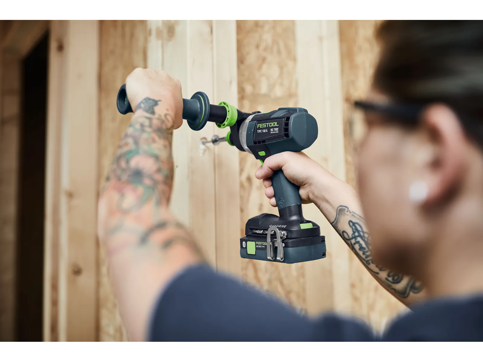 Аккумуляторная ударная дрель-шуруповерт Festool TPC 18/4-Basic QUADRIVE, арт. 575604 - Image 5
